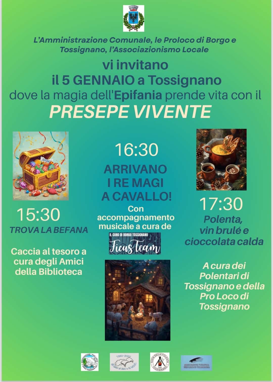 Presepe Vivente ed Epifania 2026