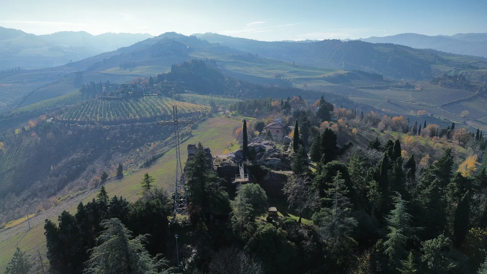 Panorama della Rocca di Tossignano